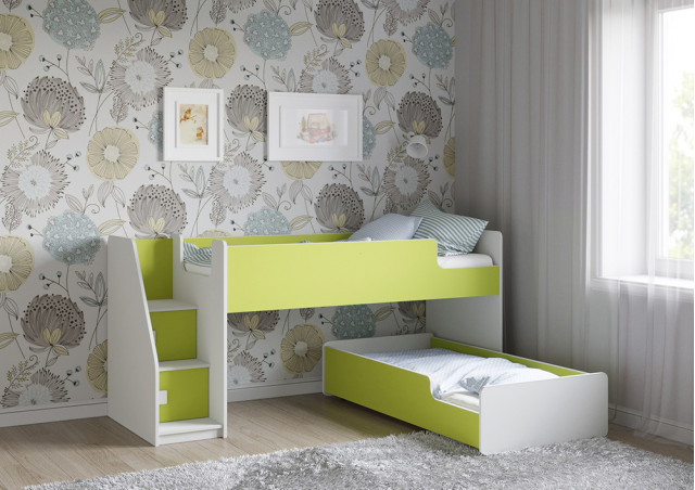 Детская выкатная кровать Легенда К402.41 в Черемхово